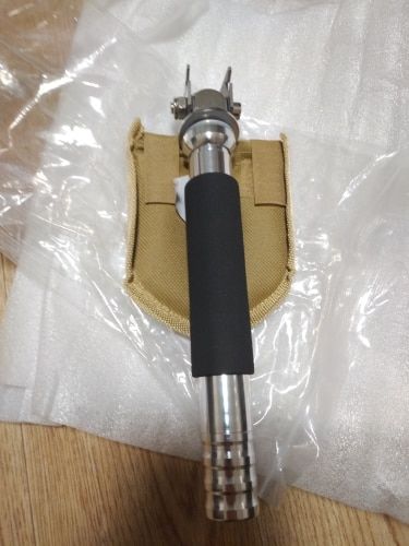 Customer photo review of Multi-Functional Military Tactical Folding Shovel Gardening Tool