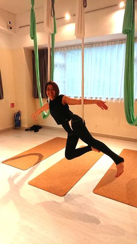 Customer photo review of SAY YES TO DISTRACT TIGHTS