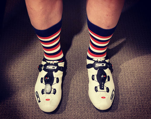 Customer photo review of Red White and Blue Stripe