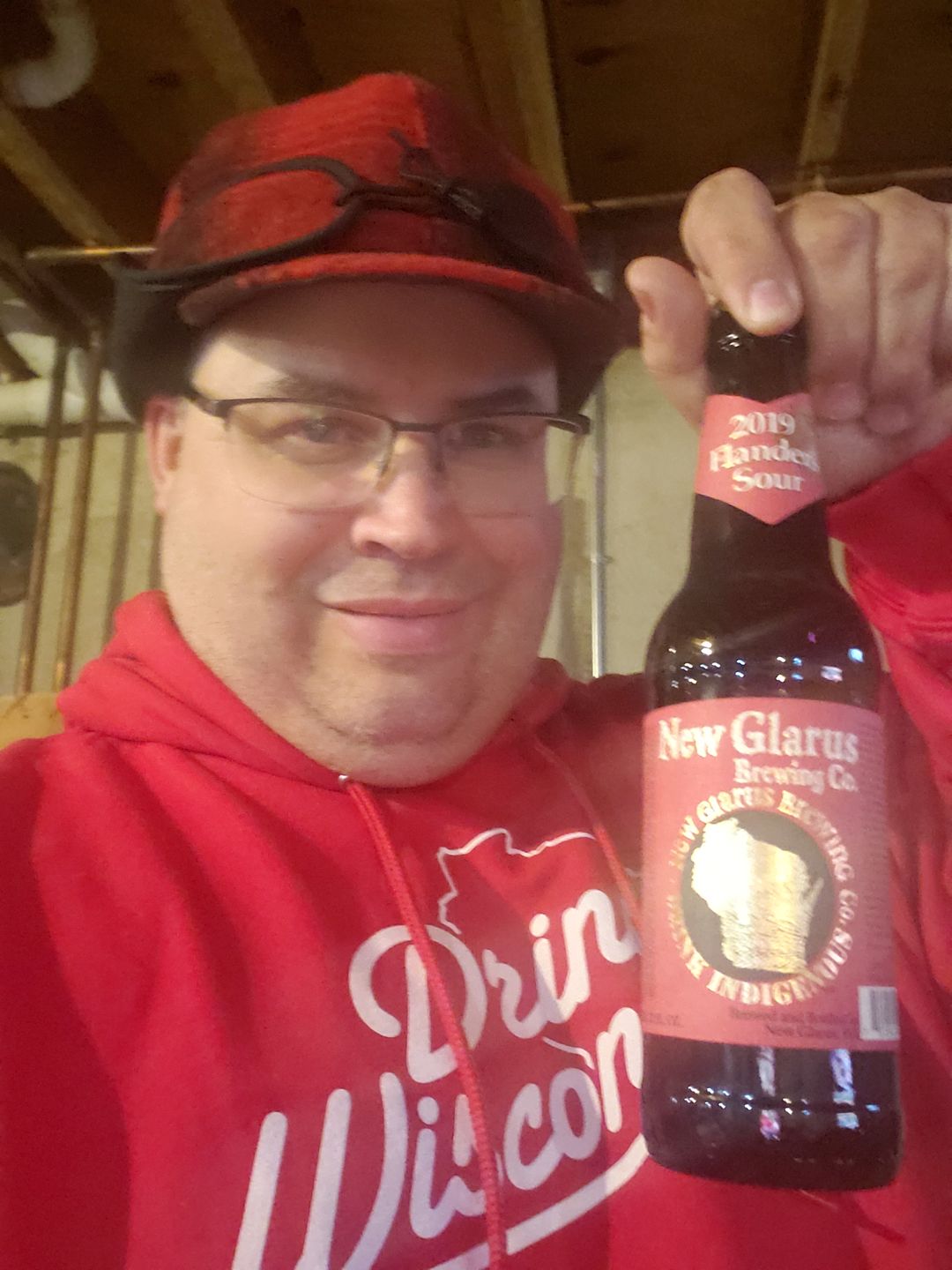 Customer photo review of Classic Red Hoodie
