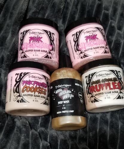 Customer photo review of Mocha Chocolate Truffles Body Wash