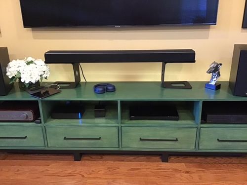 Customer photo review of SOUNDRISE PRO Studio Monitor Stands 9" | Made in USA | Pair