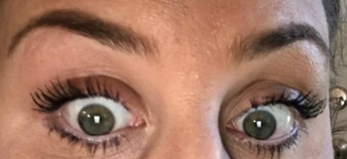 Customer photo review of Beauty Lust Fiber Mascara