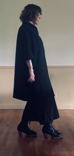 Customer photo review of No.1018 CROSSWALK tall lace-up boot Black