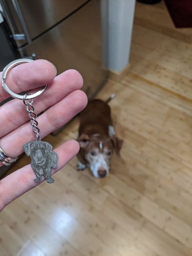 Customer photo review of Silvercut™ Keychain