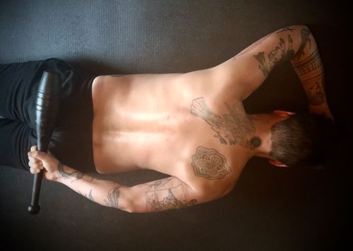 Customer photo review of 2lb Indian Clubs