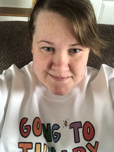 Customer photo review of Going To Therapy Is Cool! -- Sweatshirt
