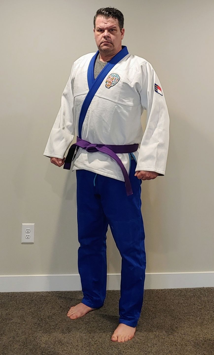 Customer photo review of Summo Sports Brazilian Jiu Jitsu BJJ Belt