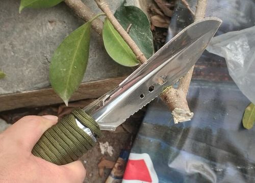 Customer photo review of Multi-Purpose Shovel Garden Tools Stainless Steel 7 in 1 Garden Shovel