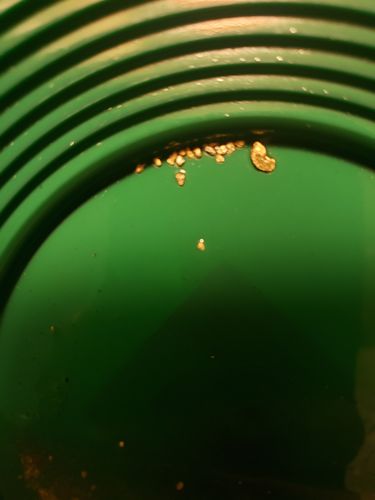 Customer photo review of *New* 2020 NUGGET RESERVE 'CLUNKER' Gold Paydirt Panning Unsearched