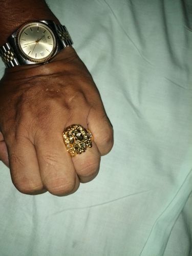Customer photo review of 18K Gold Plated Holy Ring