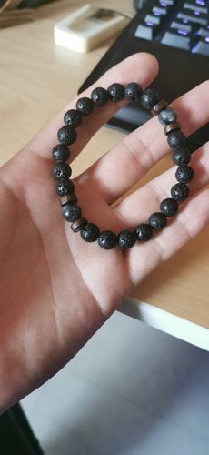 Customer photo review of Vulkanstein Armband