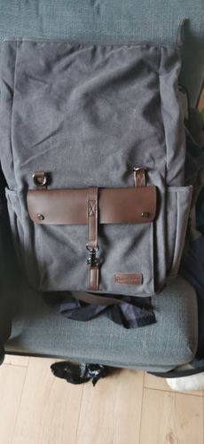 Customer photo review of RollUp Lederrucksack - vegan