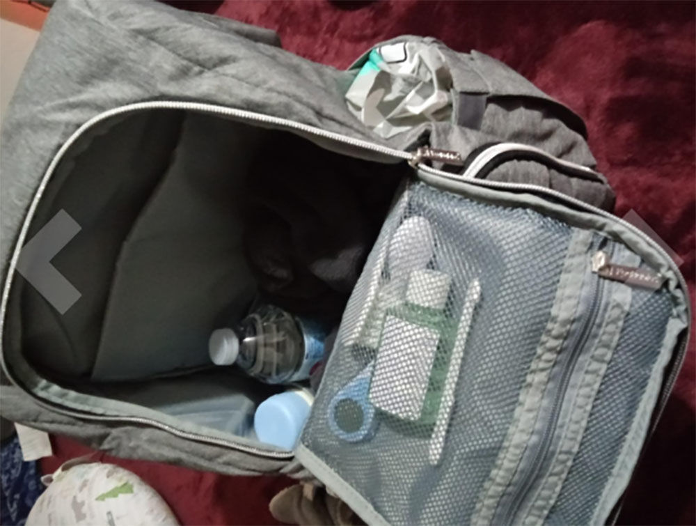 Customer photo review of Explorer Diaper Backpack (40% Off NOW!)