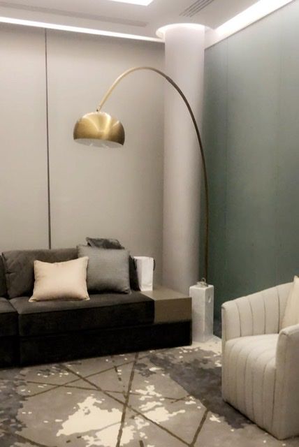 Customer photo review of Arc Lamp With Natural Marble Base Bp0078-G/BPI10311