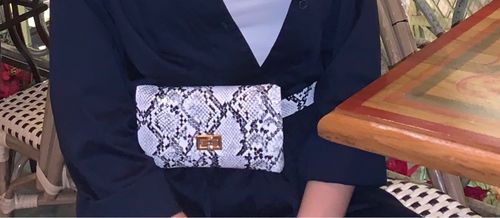Customer photo review of IncoFashion "Snake Skin Waist Bag" ®