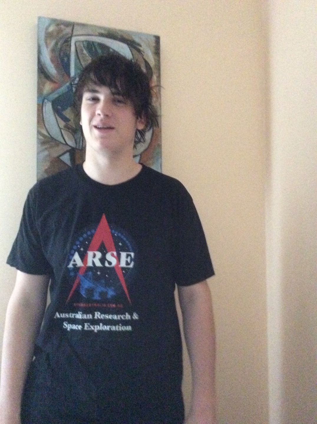 Customer photo review of Launch Tee - Black