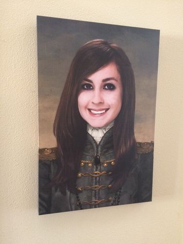 Customer photo review of The Baroness - Custom Canvas