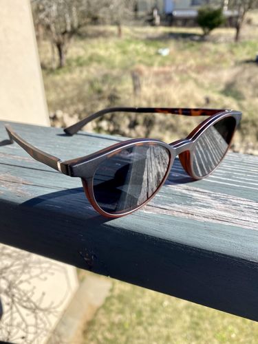 Customer photo review of Clip On: Tortoise Round