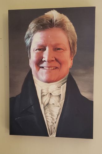 Customer photo review of The Aristocrat - Custom Canvas