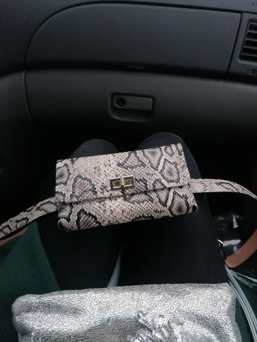 Customer photo review of IncoFashion "Snake Skin Waist Bag" ®