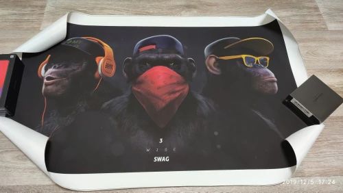 Customer photo review of Toile - 3 Monkeys
