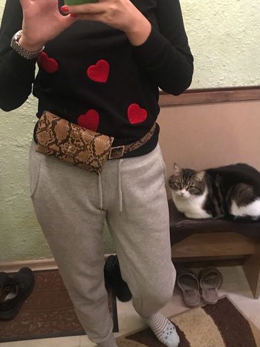 Customer photo review of IncoFashion "Snake Skin Waist Bag" ®