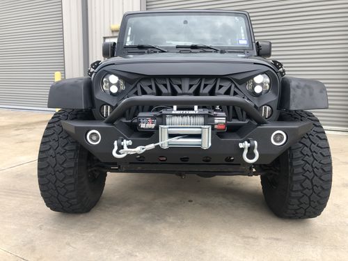 Customer photo review of Rock Crawler Front Bumpers for 07-18 Jeep Wrangler JK/ JKU