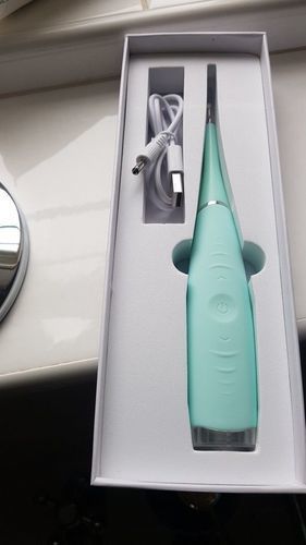 Customer photo review of DentaClean™ Ultrasonic Tooth Cleaner