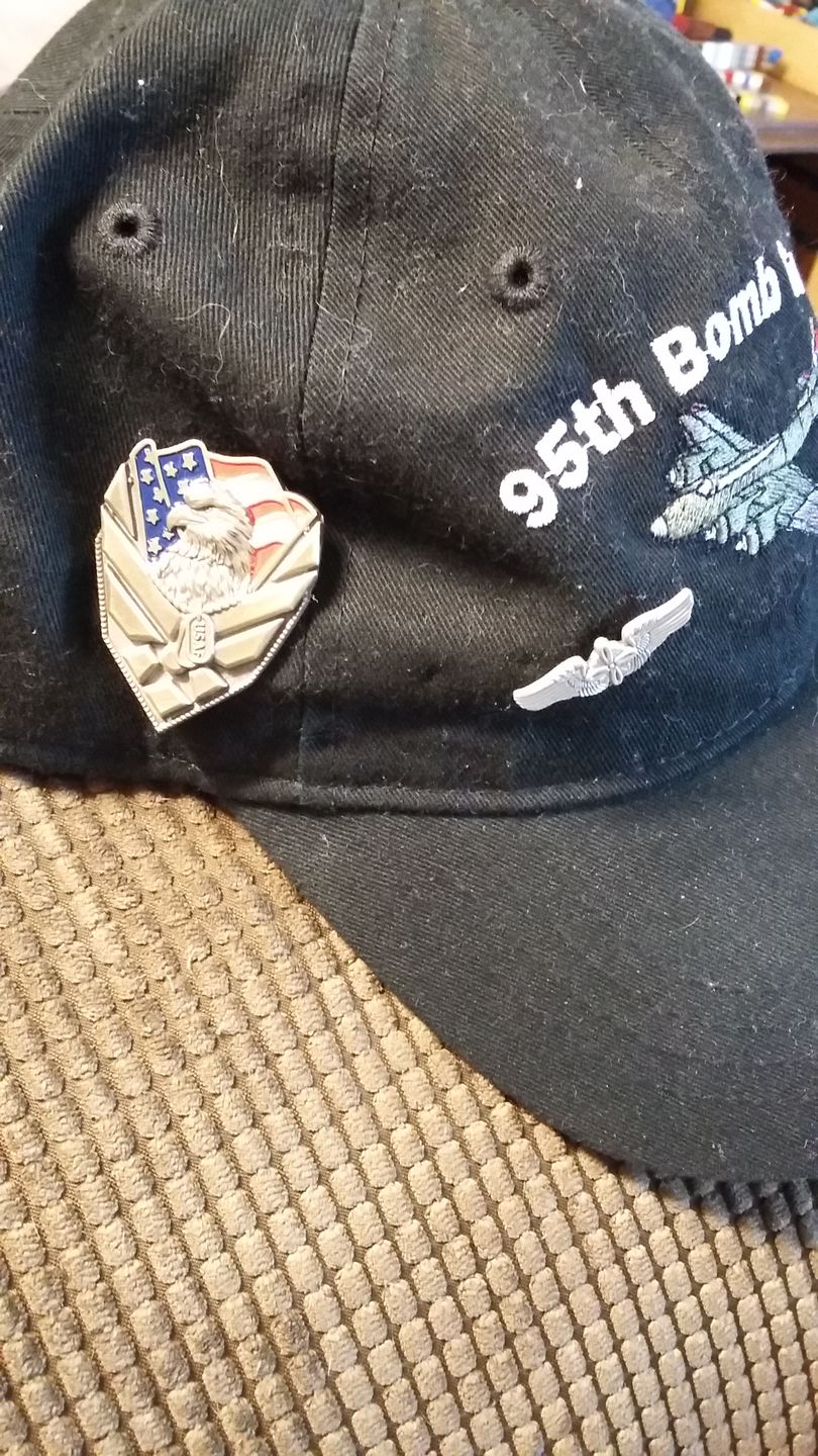 Customer photo review of US Air Force Veteran Pin