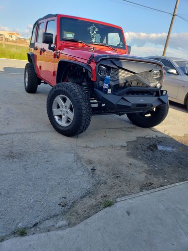 Customer photo review of Hawke Grille - Matte Black (07-18 Jeep Wrangler JK)
