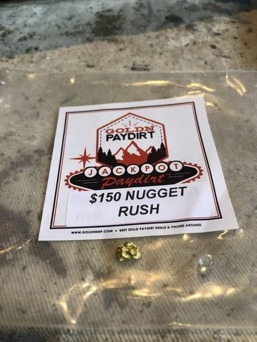Customer photo review of '$150 NUGGET RUSH' Gold Paydirt - *1 in 3 Bags Contains a Nugget Valued $150* - Jackpot Paydirt