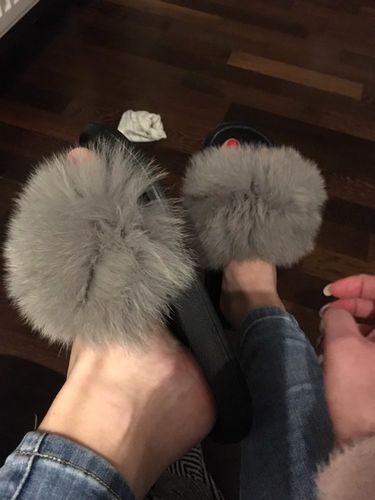 Customer photo review of kPantoletti® Originals aus echtem Fuchspelz Indoor/Outdoor