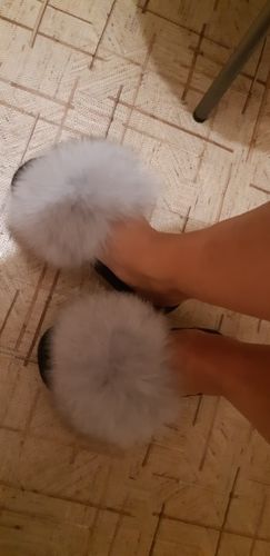 Customer photo review of kPantoletti® Originals aus echtem Fuchspelz Indoor/Outdoor