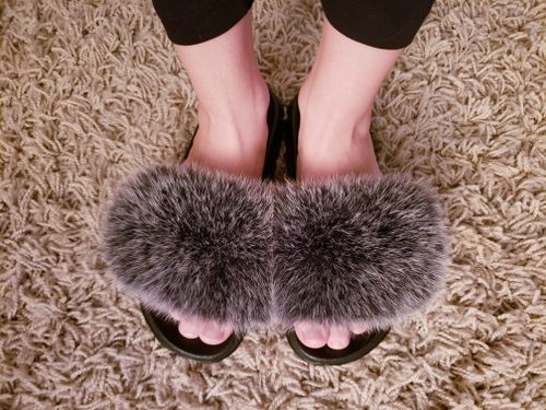 Customer photo review of kPantoletti® Originals aus echtem Fuchspelz Indoor/Outdoor