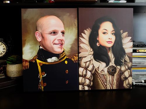 Customer photo review of The Admiral - Custom Canvas