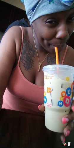 Customer photo review of Engraved 3D Bar Necklace