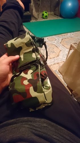 Customer photo review of IncoHacks "All In One Outdoor Tent + Sleeping Bag"