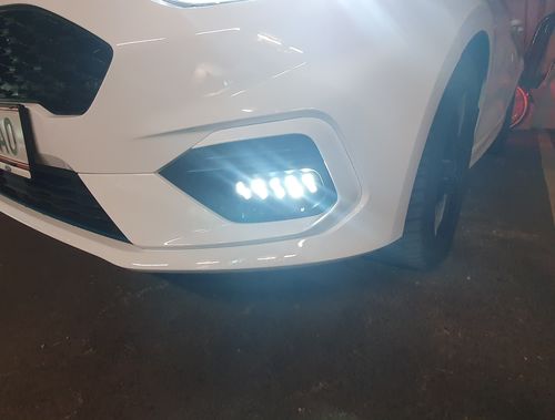 Customer photo review of Fiesta MK8 ST/ST Line Race Style Fog Light Armour