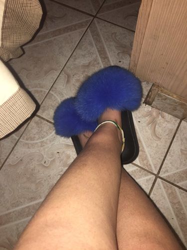 Customer photo review of kPantoletti® Originals aus echtem Fuchspelz Indoor/Outdoor