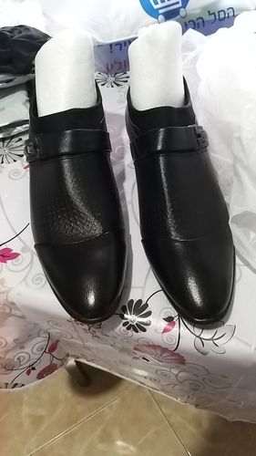 Customer photo review of Patent Leather Business Dress Shoes