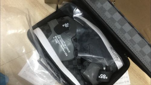 Customer photo review of Off White X Jordan 1 X Louis Vuitton Black