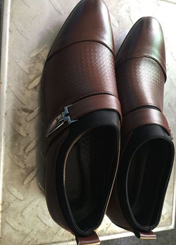 Customer photo review of Patent Leather Business Dress Shoes