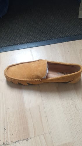 Customer photo review of Breathable Quality Leather Driving Shoes