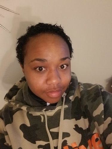 Customer photo review of Curly Hair Wash and Go System with Organic Castor Oil for Strengthening Hair with  Vanilla Berry Fragrance (Step 1 - 4)