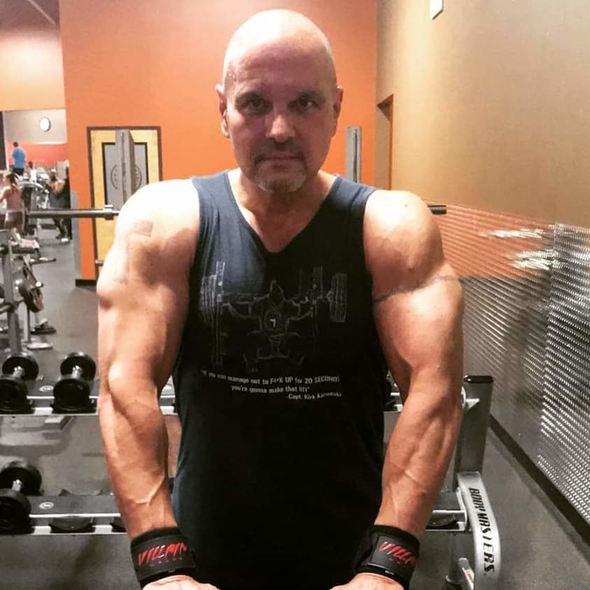 Customer photo review of Strength Shop 7mm Inferno Elbow Sleeves
