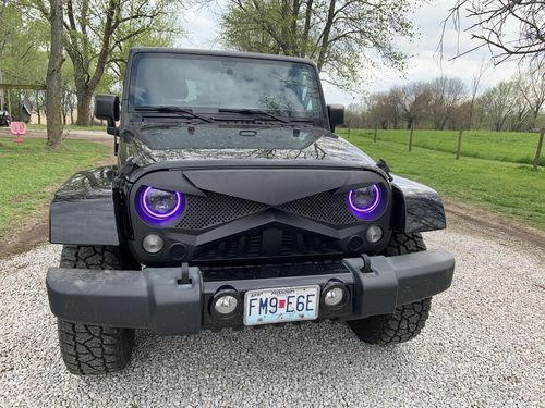 Customer photo review of Hawke Grille - Matte Black (07-18 Jeep Wrangler JK)