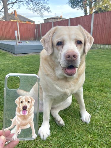 Customer photo review of Custom Pet Phone Case