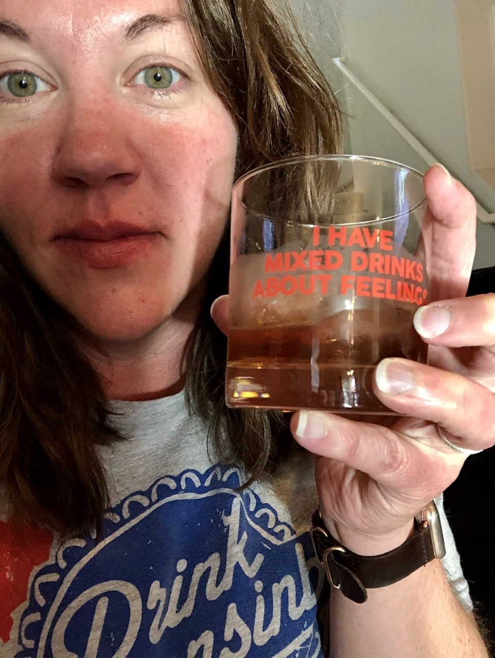 Customer photo review of "Mixed Drinks" Cocktail Glass