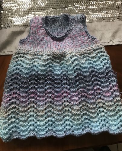 Customer photo review of Baby Mystery Knitting Box